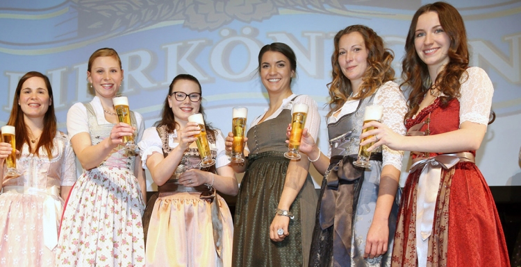 V.l.n.r.: Amanda Gary, Anna Bader, Leonie Höld, Anna-Lina Castigliana, Sarah Jäger und Katharina Sophia Schweiger. Foto: Bayerischer Brauerbund e. V.